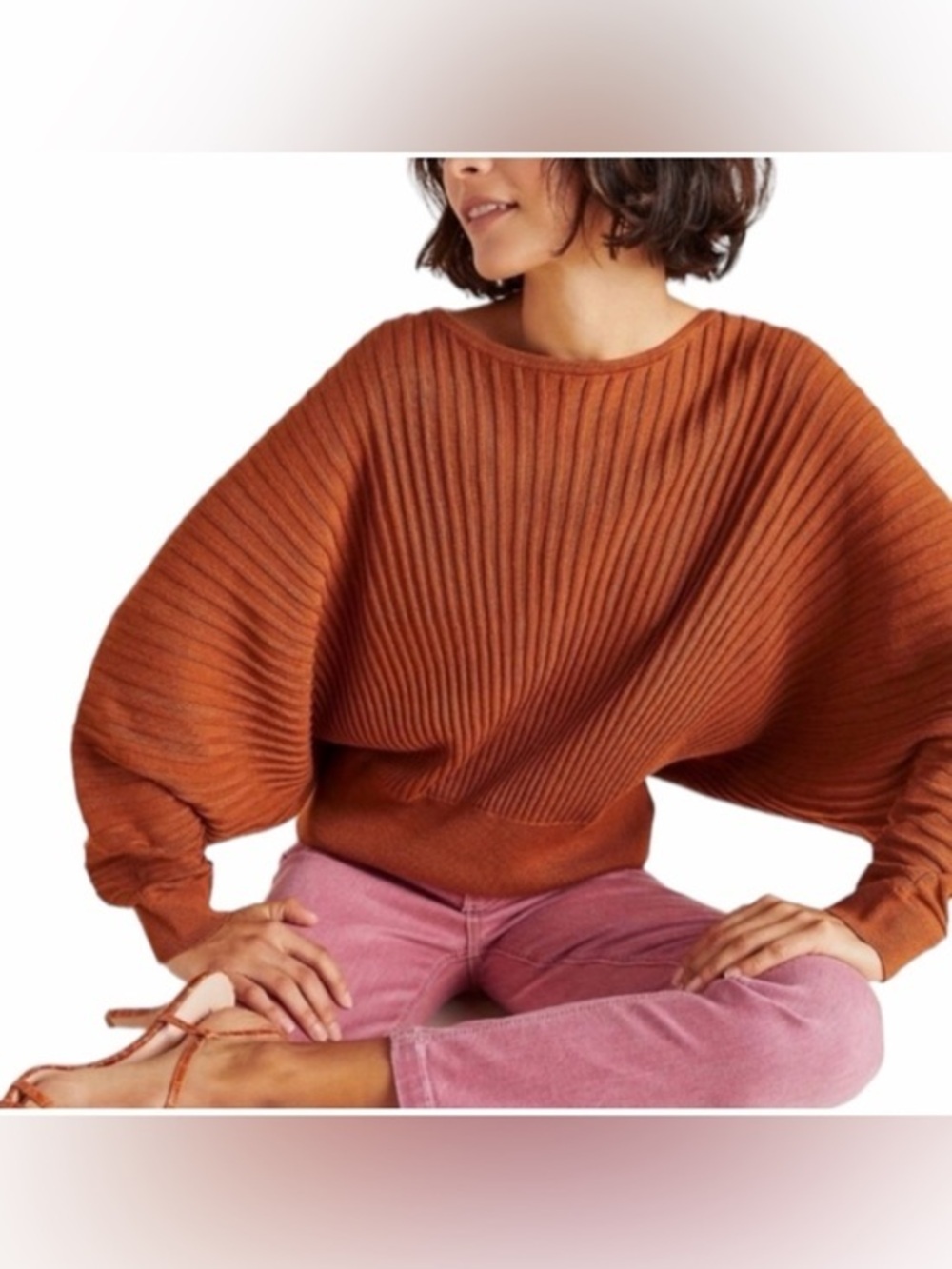 Anthropologie Karla Boat Neck Sweater, Size Small